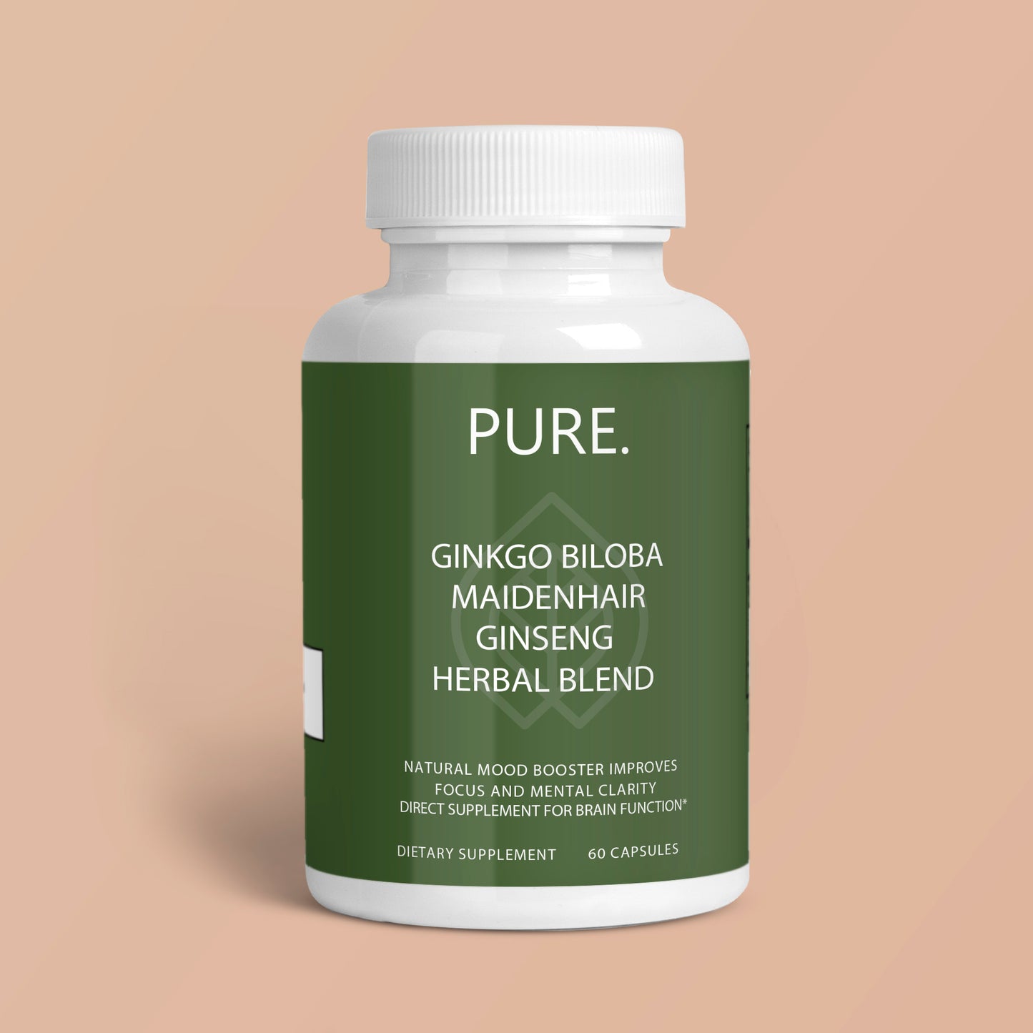 PURE. Ginkgo Biloba Ginseng Formula PURE Supplement